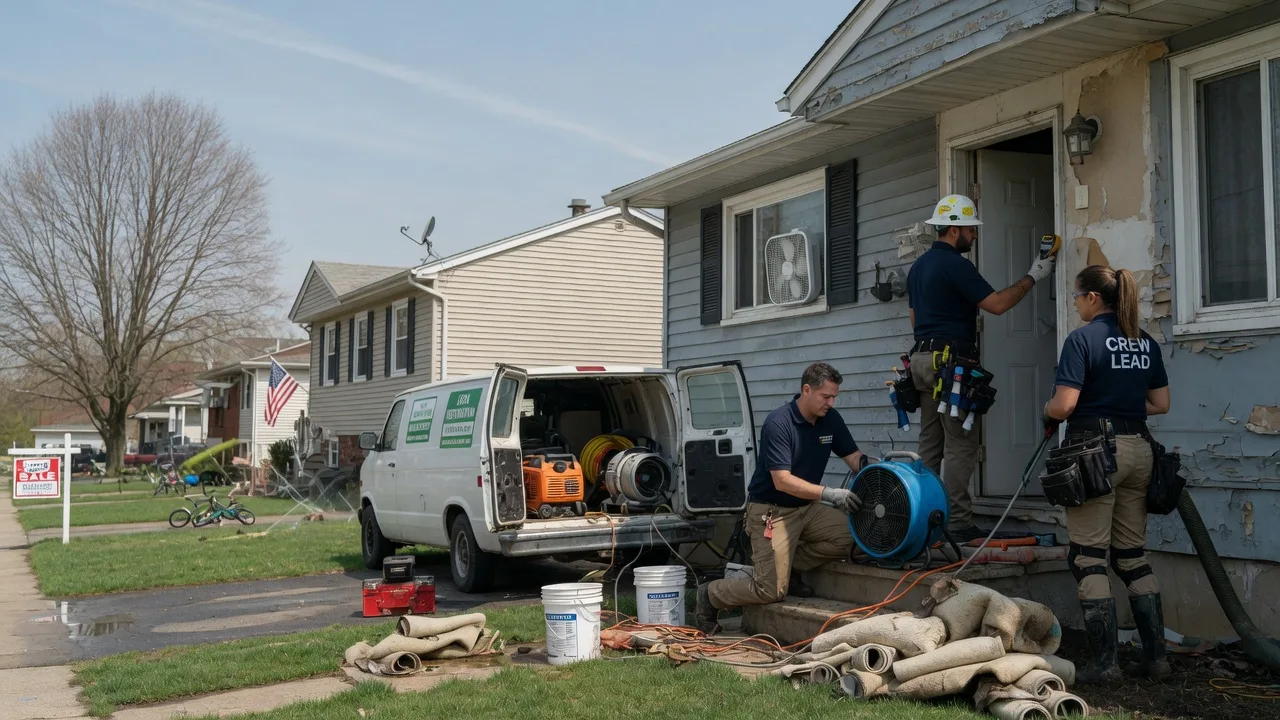 Flood Cleanup in Johnson City, NY near me